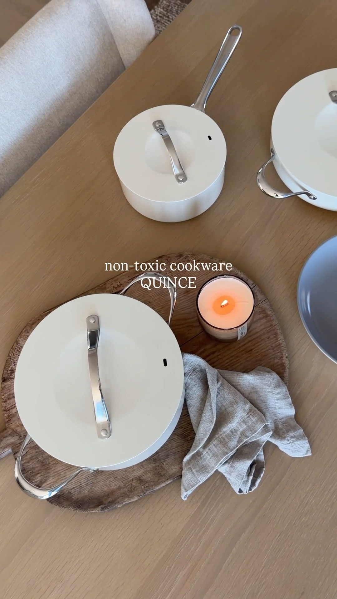 Used my new cookware set to make the coziest mushroom pasta tonight, and it did not disappoint ✨ @onequince

Beautiful design, effortless cleanup, even cooking, and thoughtfully made with a non-toxic ceramic coating I can feel good about using every day. Already becoming a staple in my kitchen.

Creating slow evenings at home always feels a little more special with pieces that are both functional and beautiful 🤍 

#QuincePartner #cookware #kitchenfinds #kitchenupgrade #cozyathome

#LTKHome #LTKfoodie #LTKdayinmylife
