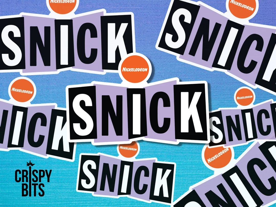 SNICK Sticker Nickelodeon Sticker Saturday 90s Sticker - Etsy | Etsy (US)