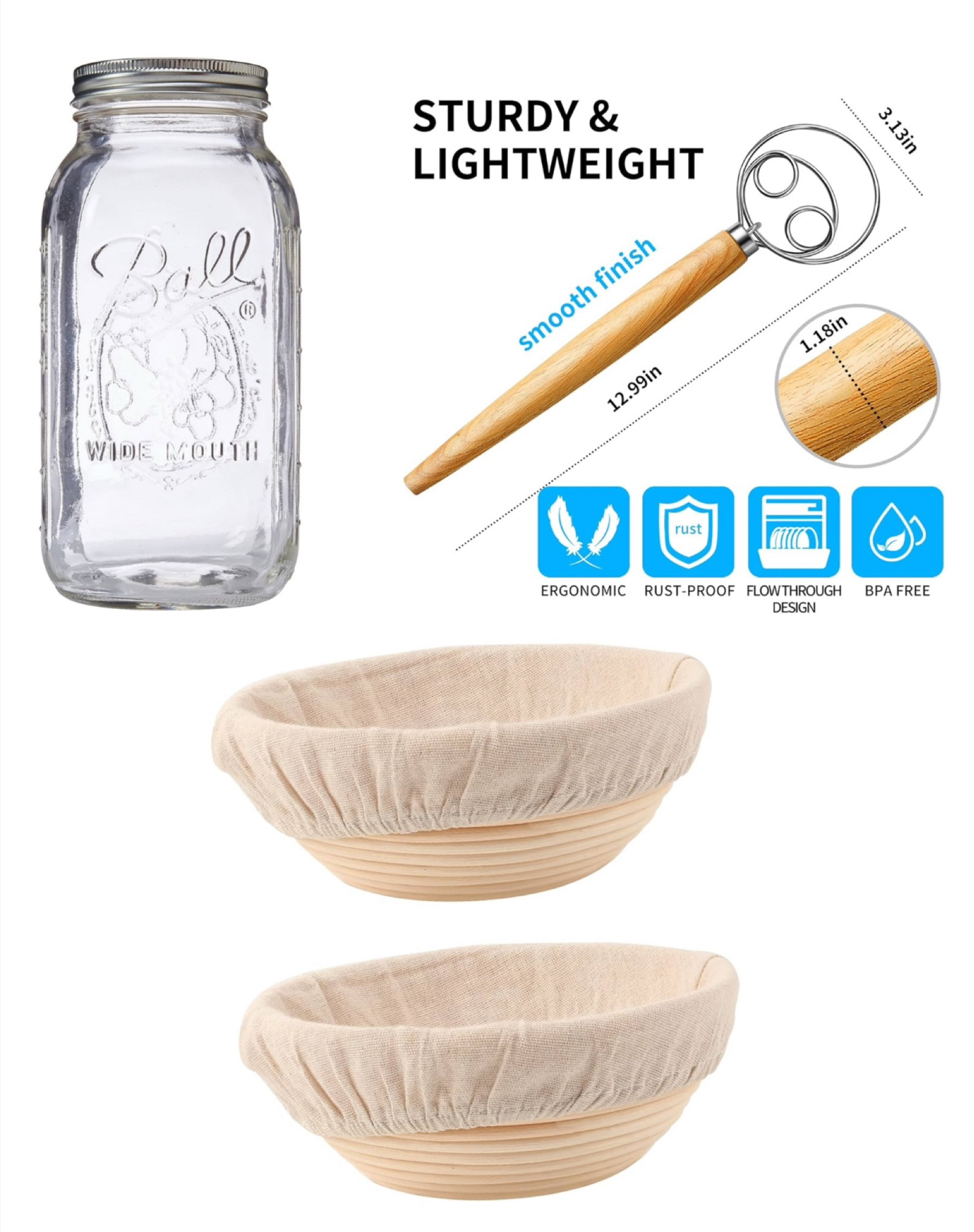 The Sourdough Bread starter kit.  Who’s trying out the viral sourdough bread starters? Here’s the basic things you’ll need, minus the flour and water 💦 

#LTKFindsUnder50 #LTKHome #LTKFamily