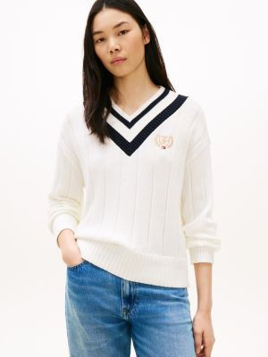 Laurel Leaf Logo Cricket Sweater | Tommy Hilfiger | Tommy Hilfiger (US)
