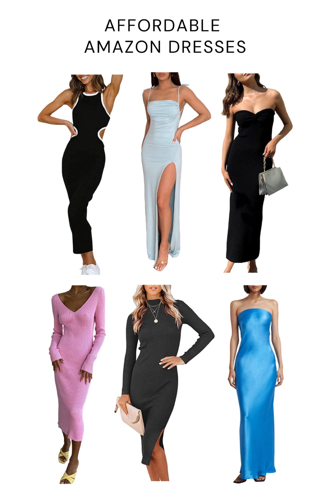 Affordable Dresses from Amazon | Wedding Guest Dresses | Everyday Dresses Minimal 

#LTKstyletip #LTKfit #LTKFind
