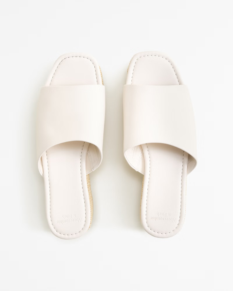 Straw Platform Heels | Abercrombie & Fitch (US)