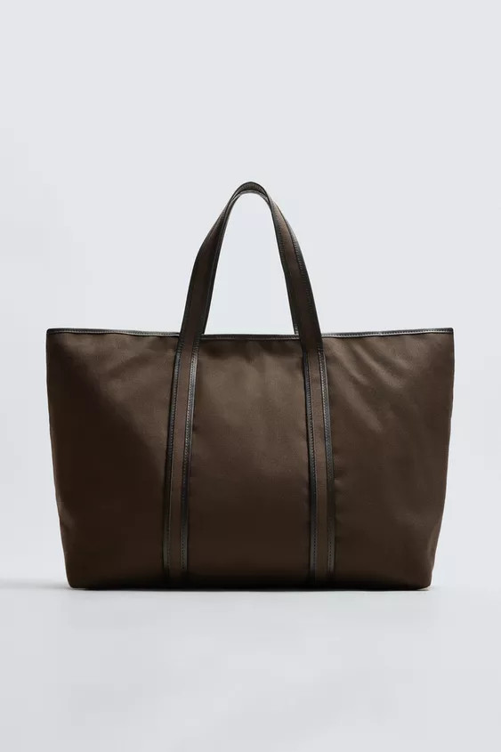 WOVEN SHOPPER BAG | Zara UK