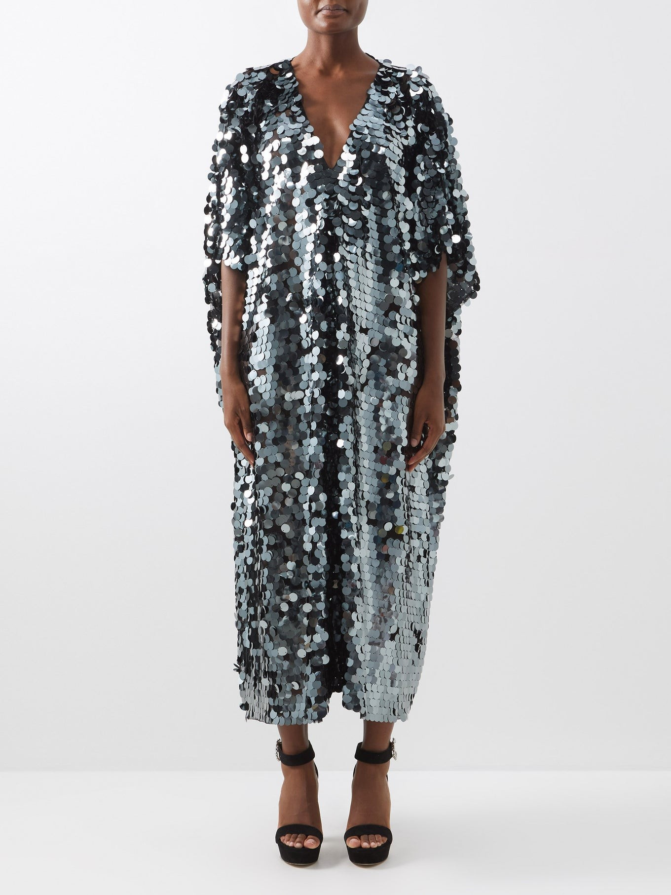 Tove sequinned V-neck kaftan dress | FIL DE VIE | Matches (US)