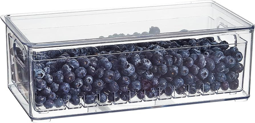 SIMPLEMADE Clear Berry Bins - Berry Keeper Container, Fruit Produce Saver Food Storage Containers... | Amazon (US)