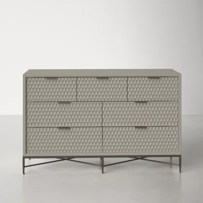 Capra 7 Drawer 56" W Double Dresser | Wayfair North America