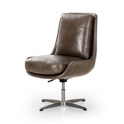Burbank Brown Leather Modern Desk Chair
     
      35% OFF | Scout & Nimble