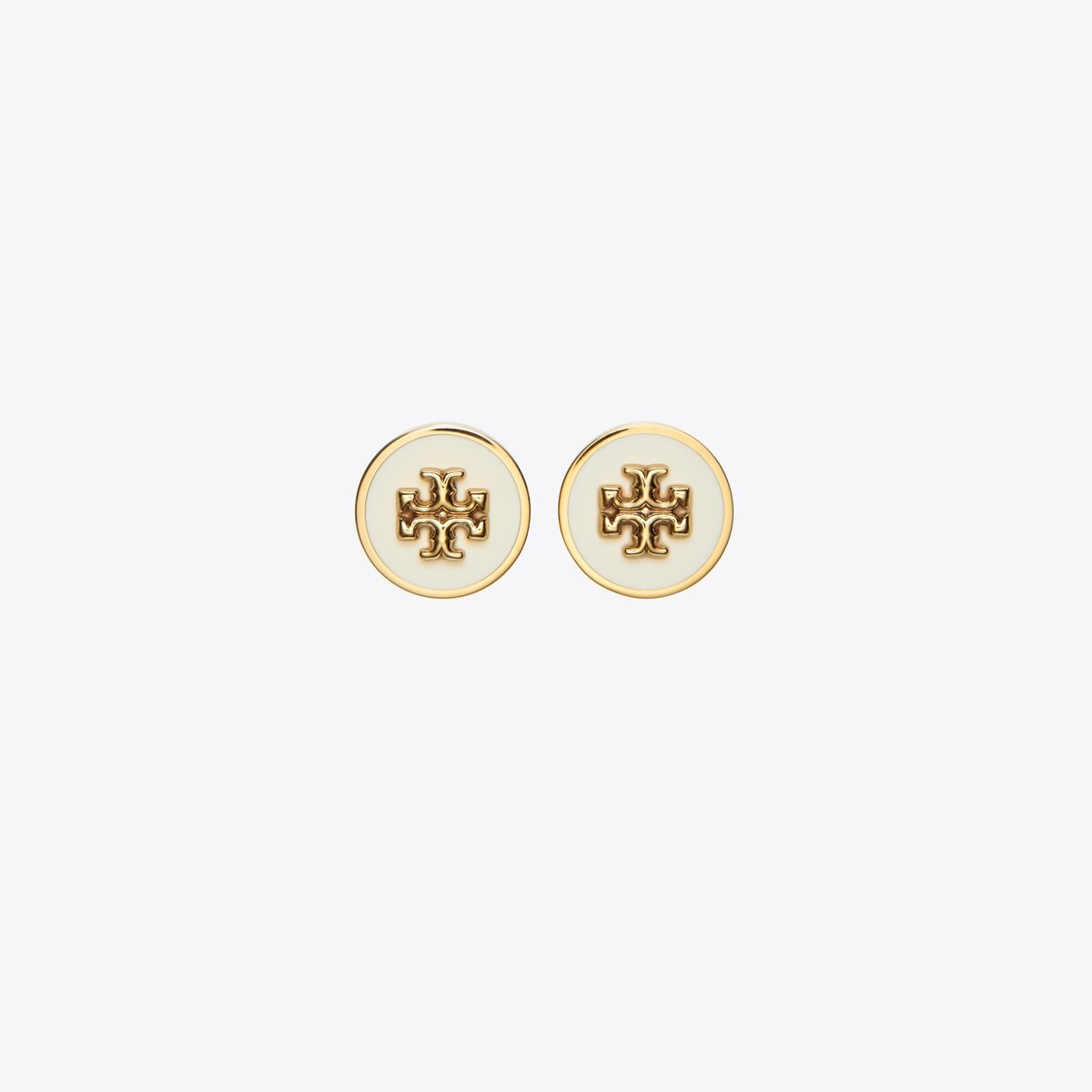 Kira Enamel Circle-Stud Earring | Tory Burch (US)