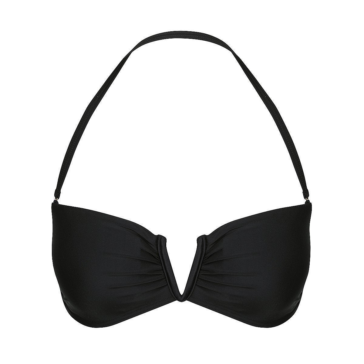 Scarlett Bandeau Top - Black on Black | Infamous Swim