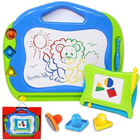 2 Magnetic Drawing Boards with Multi-Colors Drawing Screens, 12” X 15” Erasable Magna Doodle Sketch  | Walmart (US)