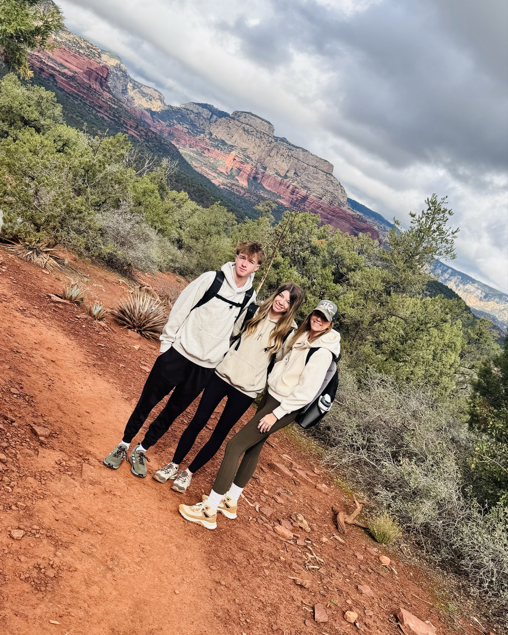 Hiking gear was top notch yesterday for Devil's Bridge in Sedona. All our hiking shoes, clothes and accessories linked. 

#hikinggear #hiking #hikingshoes

#LTKActive #LTKvlog #LTKTravel