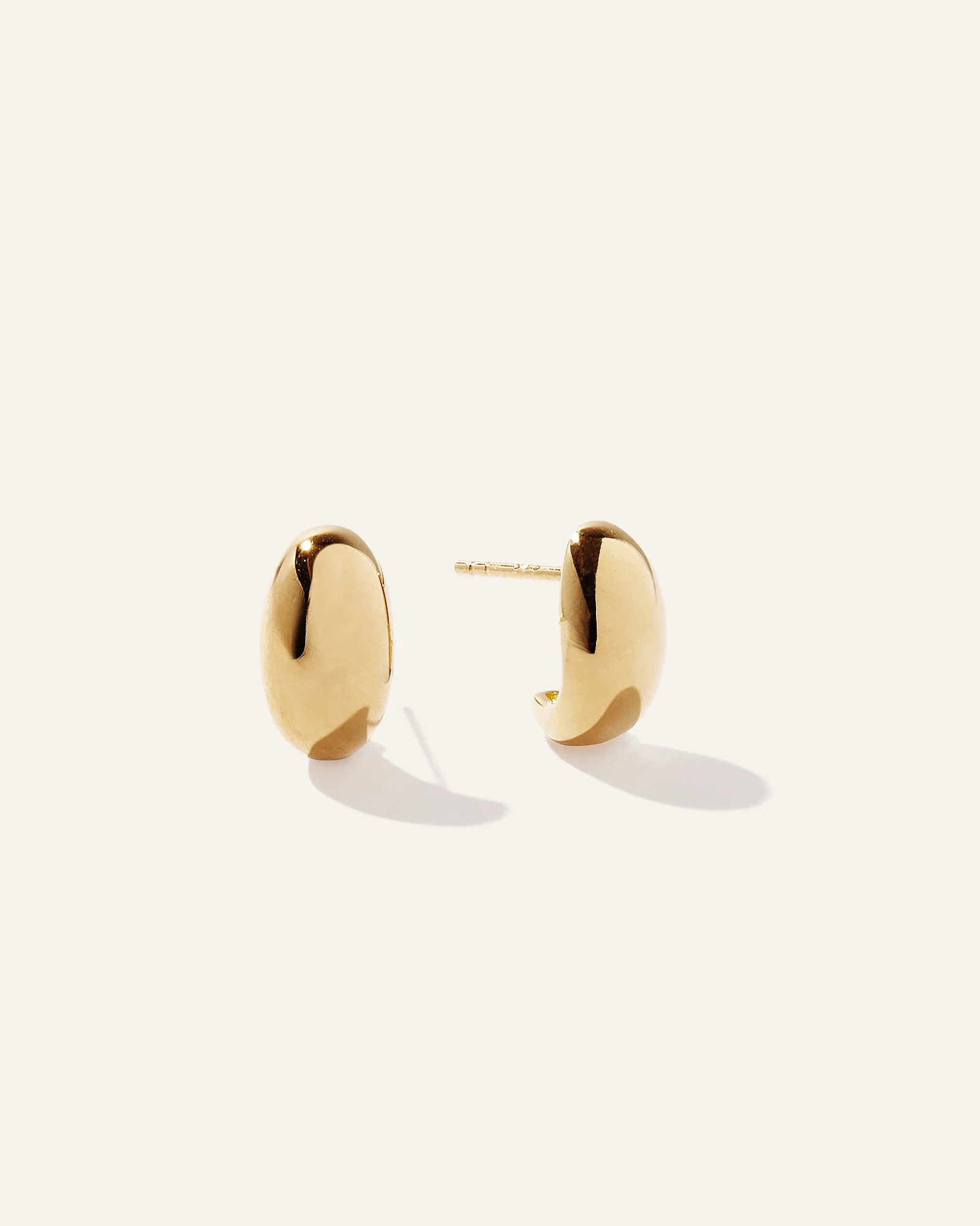 Globe Huggie Hoops in Gold Vermeil | Quince