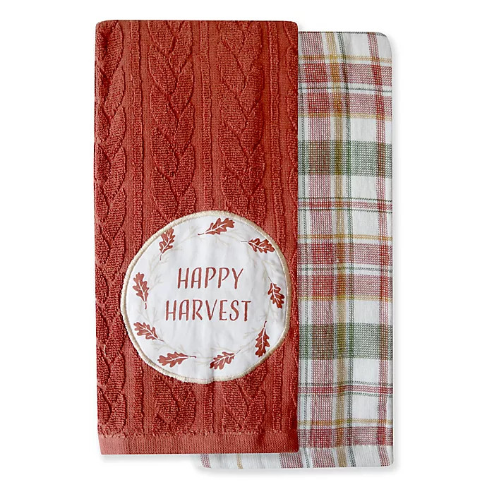 Happy Harvest Kitchen Towels (Set of 2) | Bed Bath & Beyond