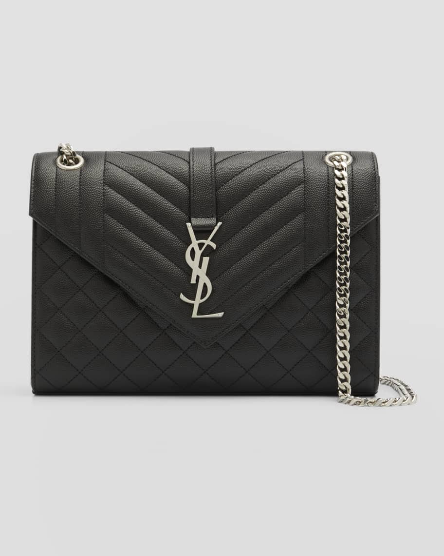 Saint Laurent Medium Envelope Chain Shoulder Bag | Neiman Marcus