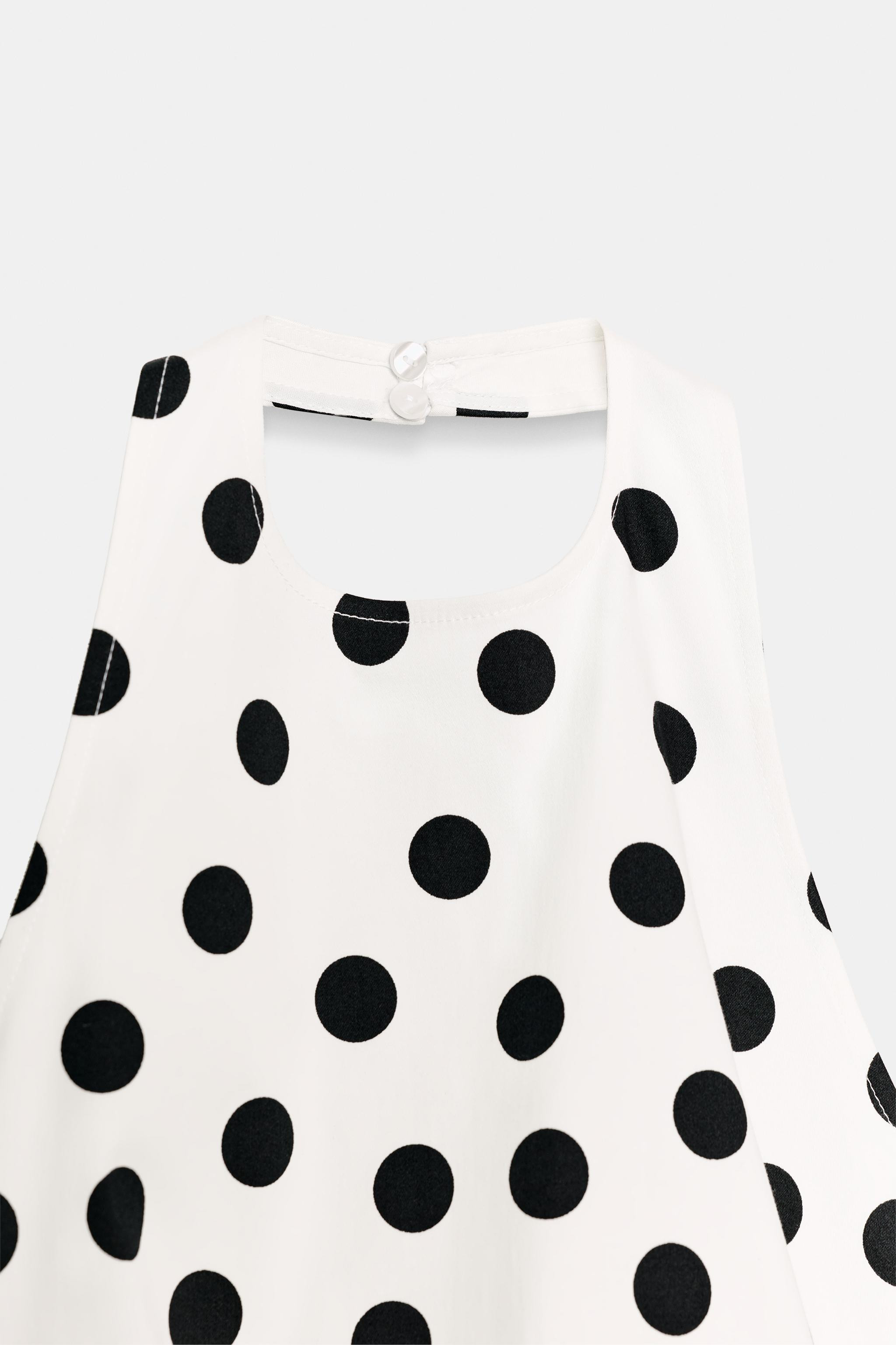 POLKA DOT BALLOON TOP | Zara UK