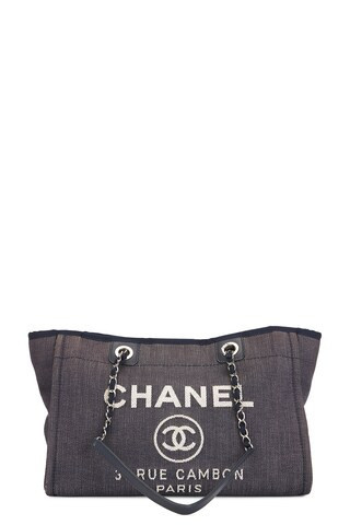 Chanel Deauville Tote Bag in Black | FWRD 