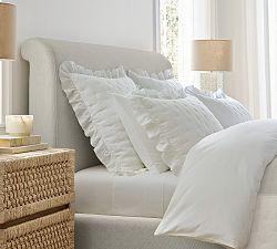 Westwood Rolled Upholstered Bed | Pottery Barn (US)
