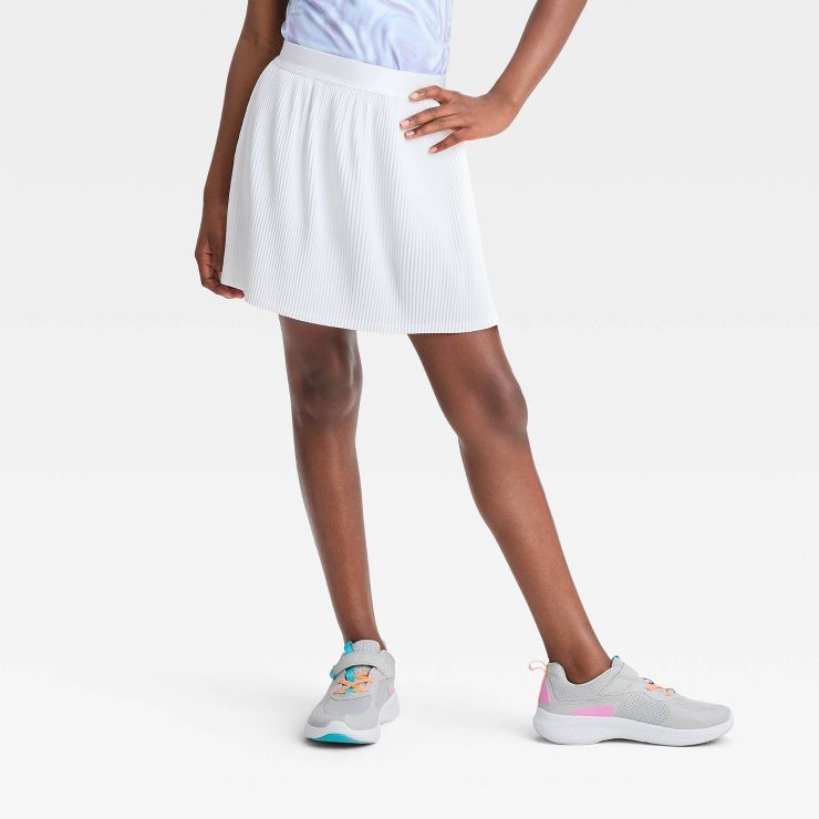 Girls' Pleated Woven Skort - All in Motion™ | Target