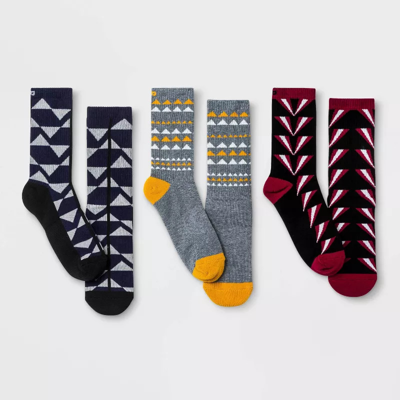 Pair of Thieves Men's Striped Cushion Crew Socks | Target