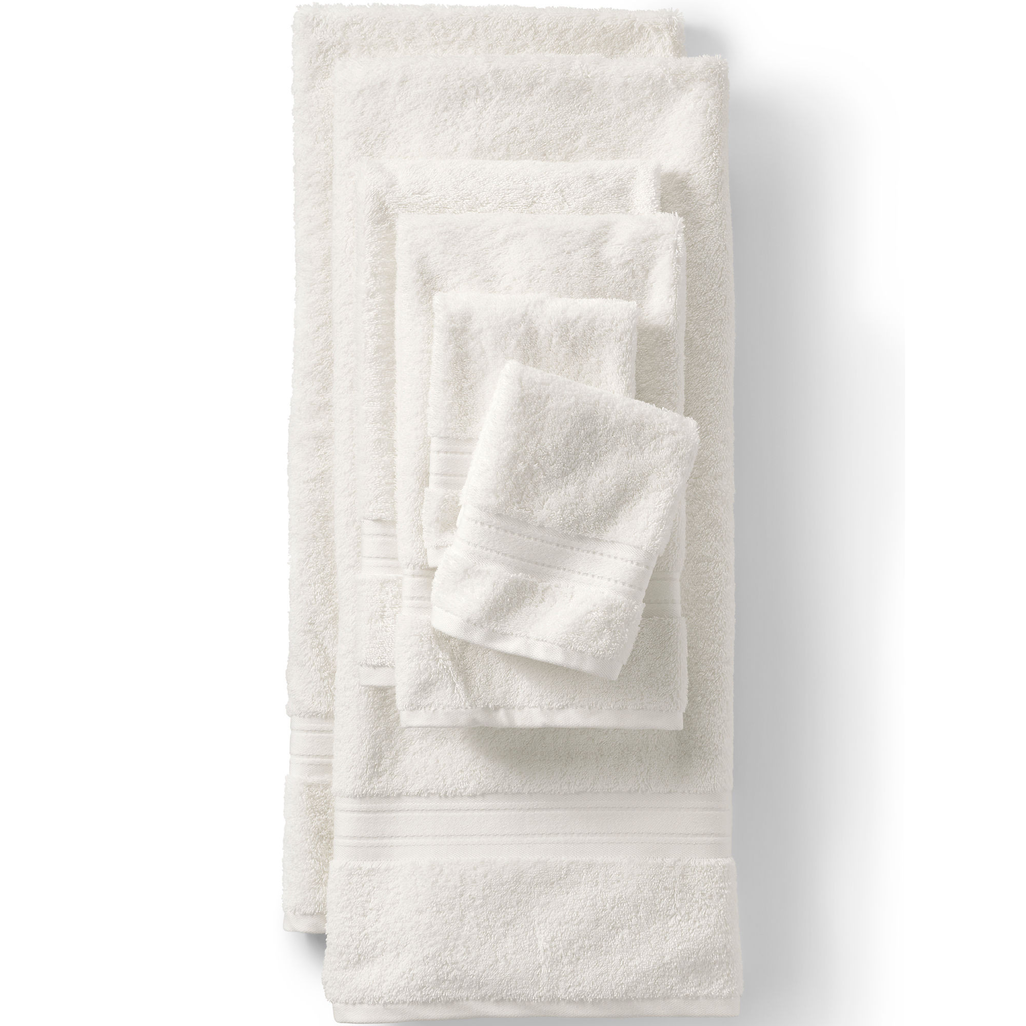 Premium Supima Cotton 6-Piece Bath Towel Set | Lands' End (US)
