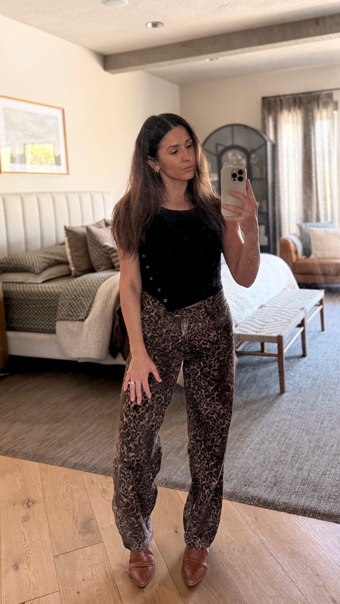 Favorite leopard print jeans! 

#LTKootd #LTKgrwm #LTKdayinmylife