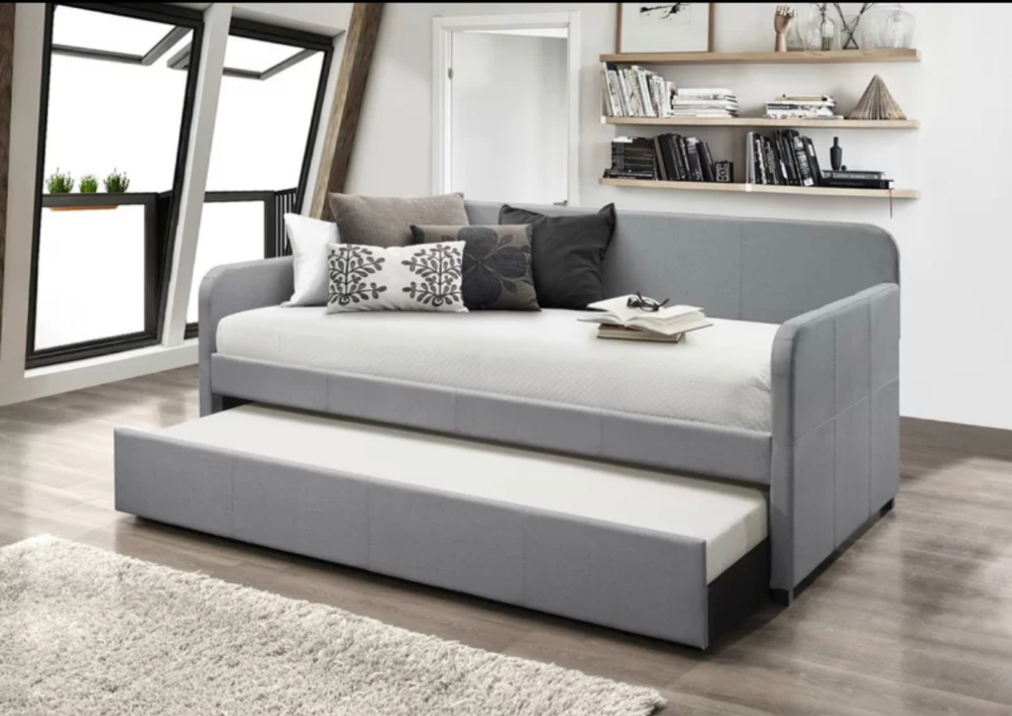 Add comfort and space to your home with a new daybed! This Plunkett Upholstered Daybed with Trundle is ON SALE and under $300.

Keywords: Mattress, sofa, bedding, bedroom, living room, home decor, daybed



#LTKhome #LTKFind #LTKfamily