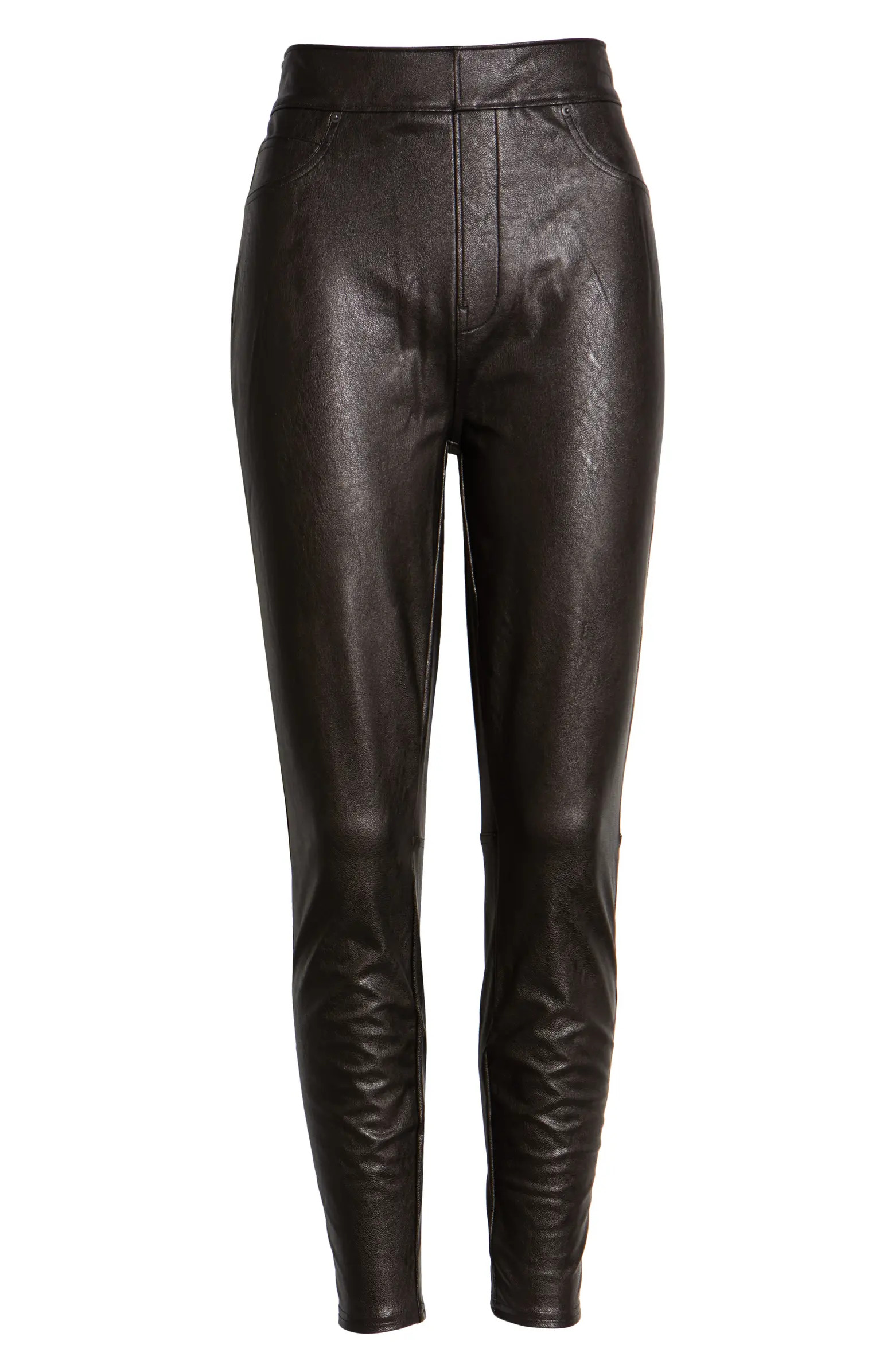 Faux Leather-Like Ankle Skinny Pants | Nordstrom