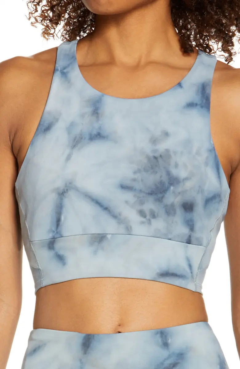 Live In Spray Dye Racerback Bra | Nordstrom
