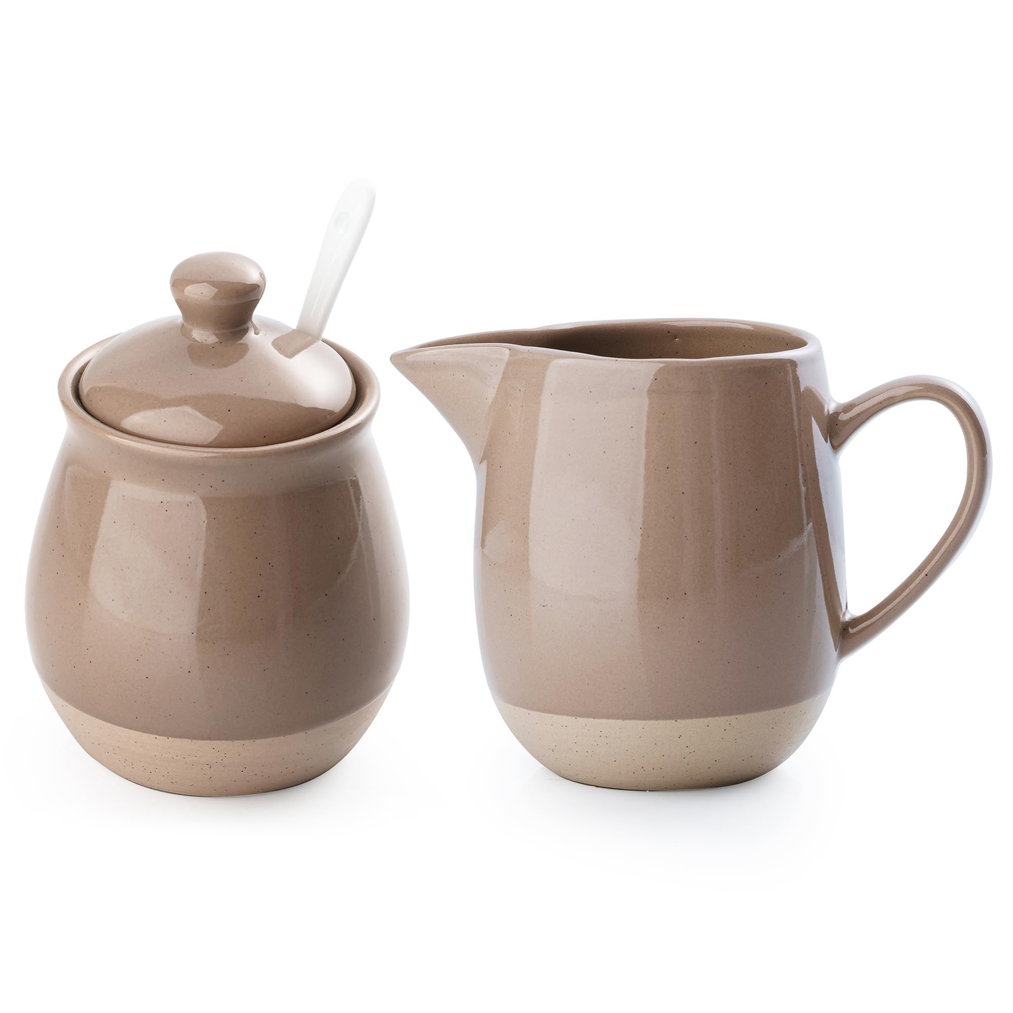 famiware Milkyway Ceramic Sugar and Creamer Set, 10oz Sugar Bowl & 13oz Creamer Set – Stoneware... | Amazon (US)