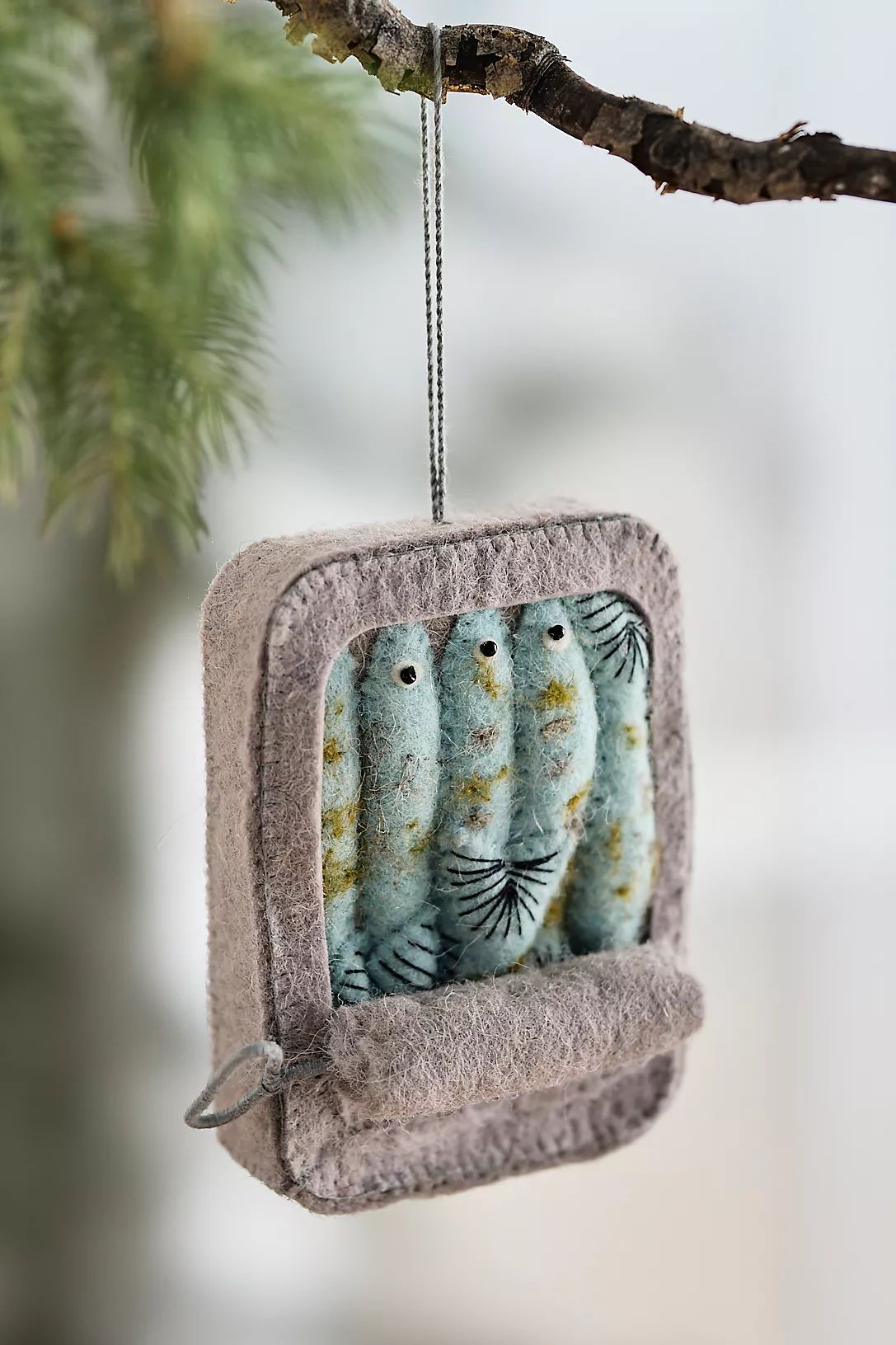 Sardines Felt Ornament | Anthropologie (US)