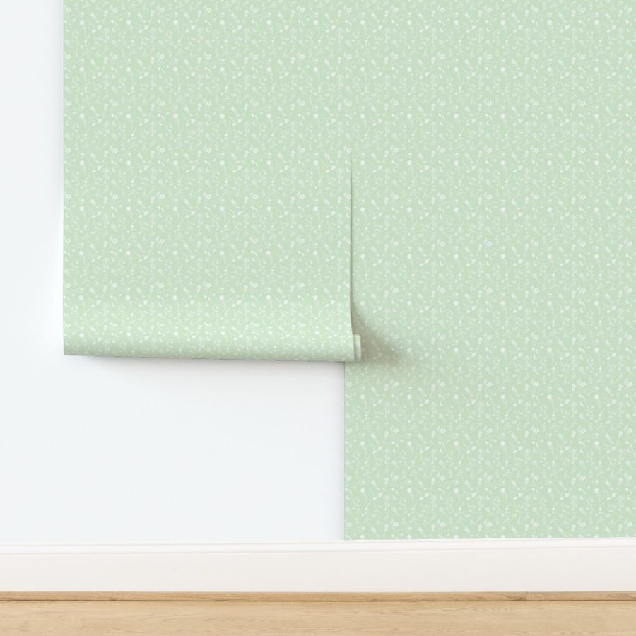 Green light fancy floral Wallpaper
bydenisebeverly
 | Spoonflower