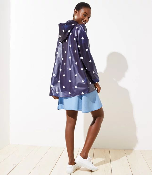 Polka Dot Raincoat | LOFT