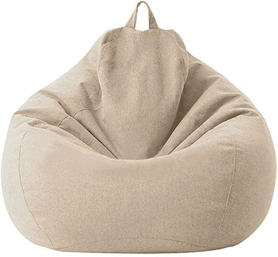 iayokocc Bean Bag Chair Cover Only Without Filling - Stuffed Animal Storage & Memory Foam - Washa... | Amazon (US)