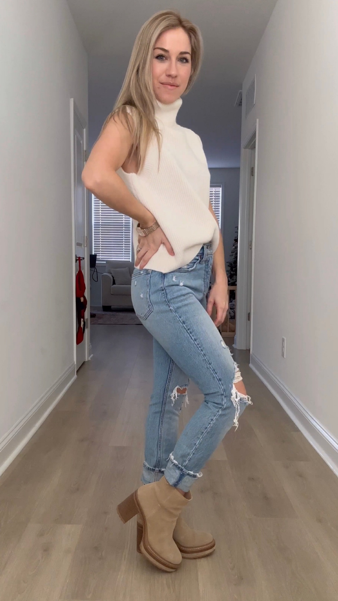 turtleneck vest sweater
Fall sweater 
Cream ivory sweater 


#LTKstyletip #LTKSeasonal #LTKfindsunder100