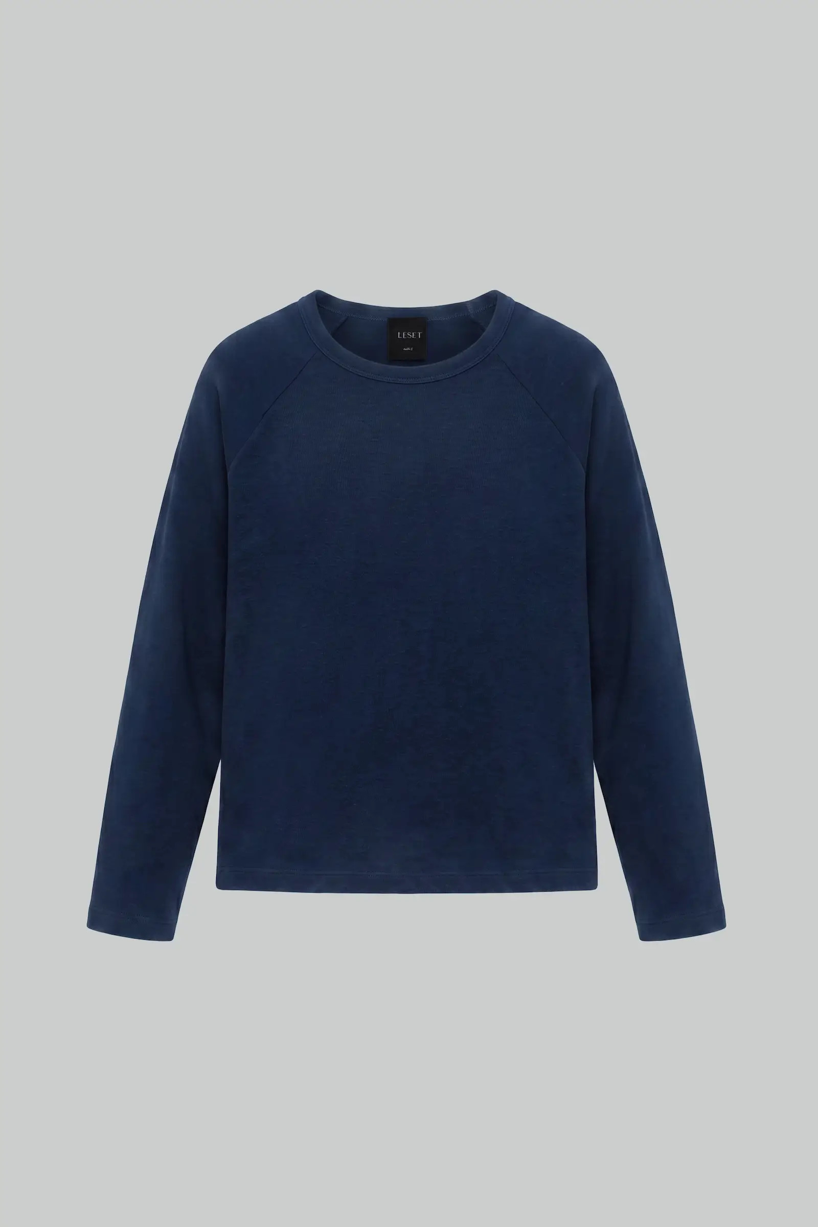 LESET Margo Baseball Tee in Midnight in Cotton | LESET