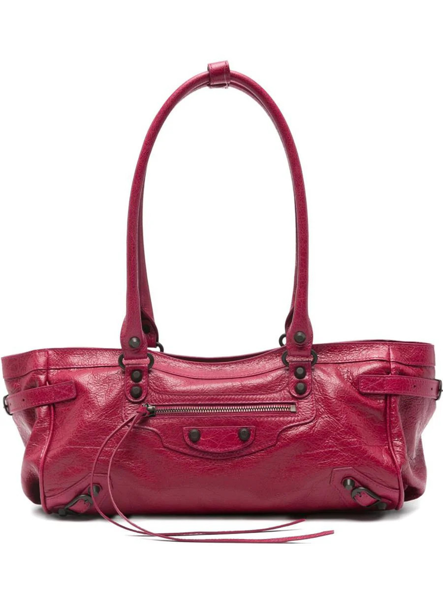 Balenciaga East West Leather Shoulder Bag | Baltini