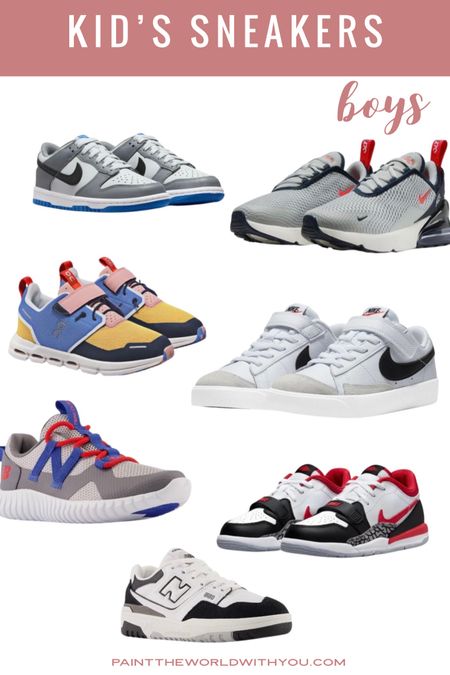 Kids Sneakers | Toddler Boy Sneakers | Kids Shoes | New Balance | Nike

#LTKbaby #LTKfamily #LTKkids