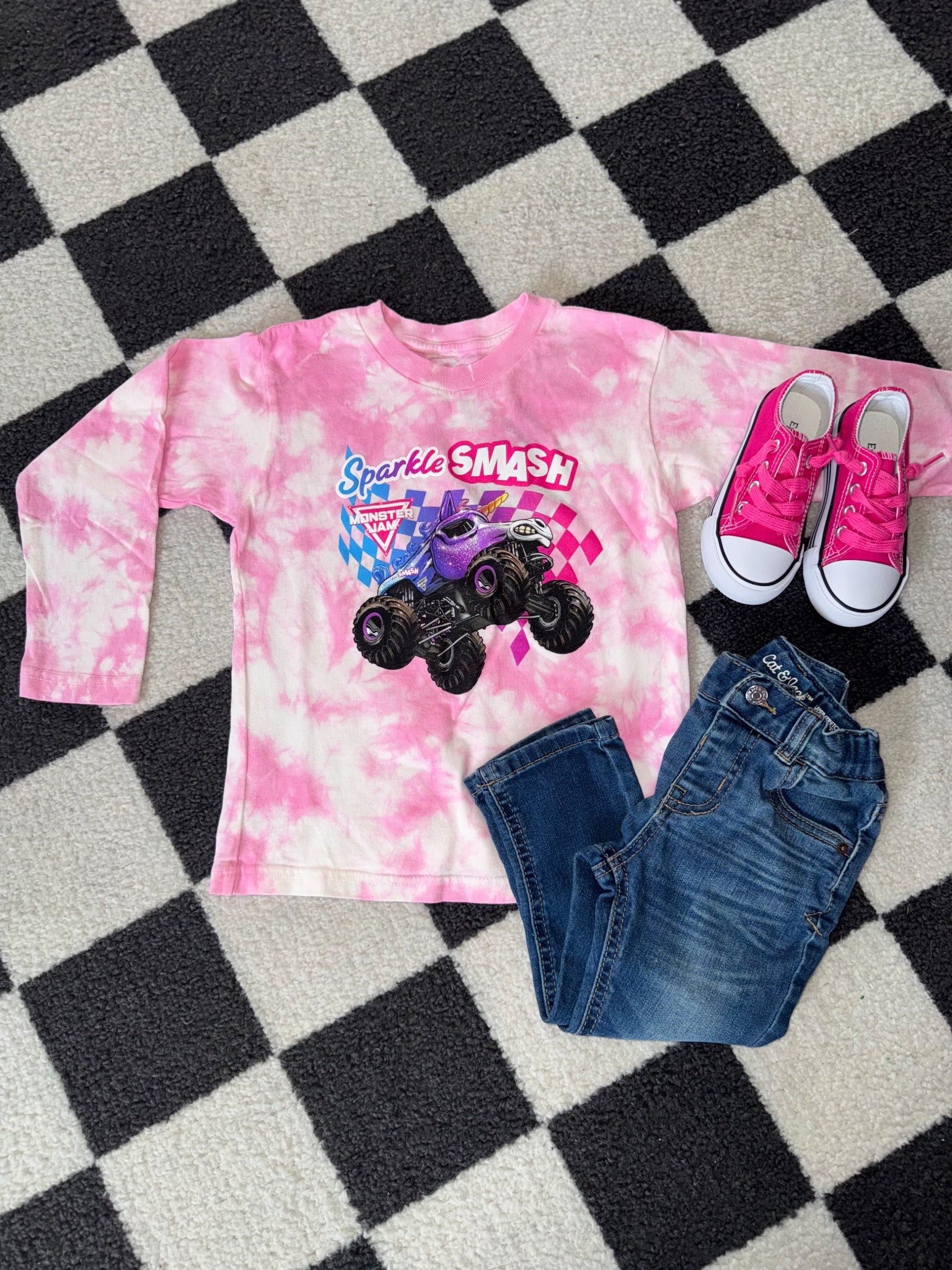 Sparkle smash long tee 