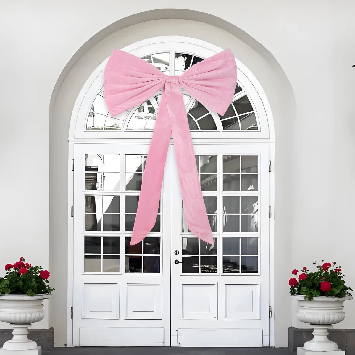Large Pink Decorative Bow 30"×18" with 40" Tails – Elegant Fabric Bows for Birthday Party, Wed... | Wayfair North America