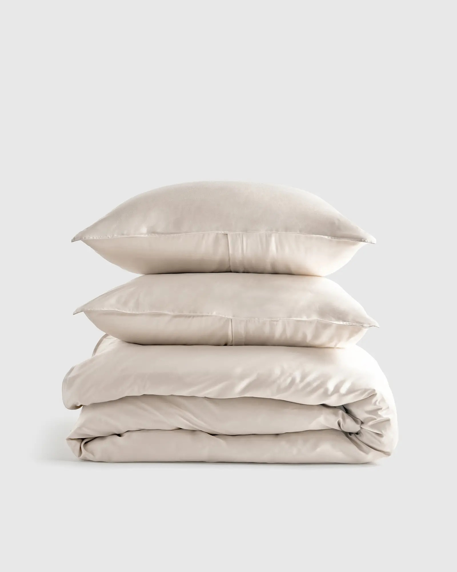 Organic Bamboo Viscose Duvet Cover Set | Quince in Sand | Quince