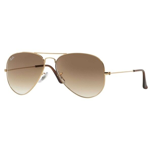 Ray-Ban Aviator Gradient Sunglasses Gold/ Light Brown Gradient 58mm | Bed Bath & Beyond