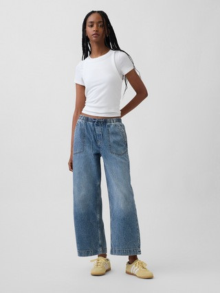 Low Rise '90s Loose Easy Crop Jeans | Gap (CA)
