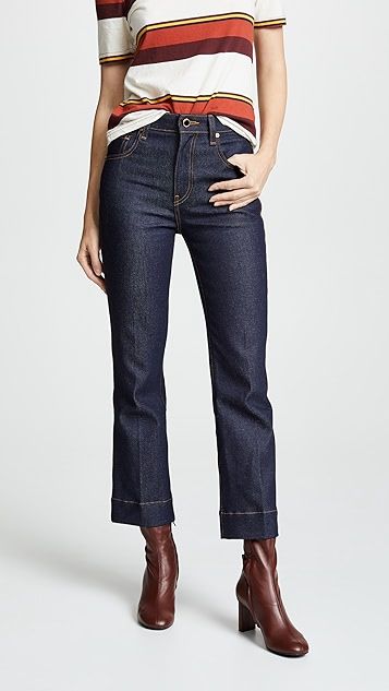 Fiona Cropped Flare Jeans | Shopbop