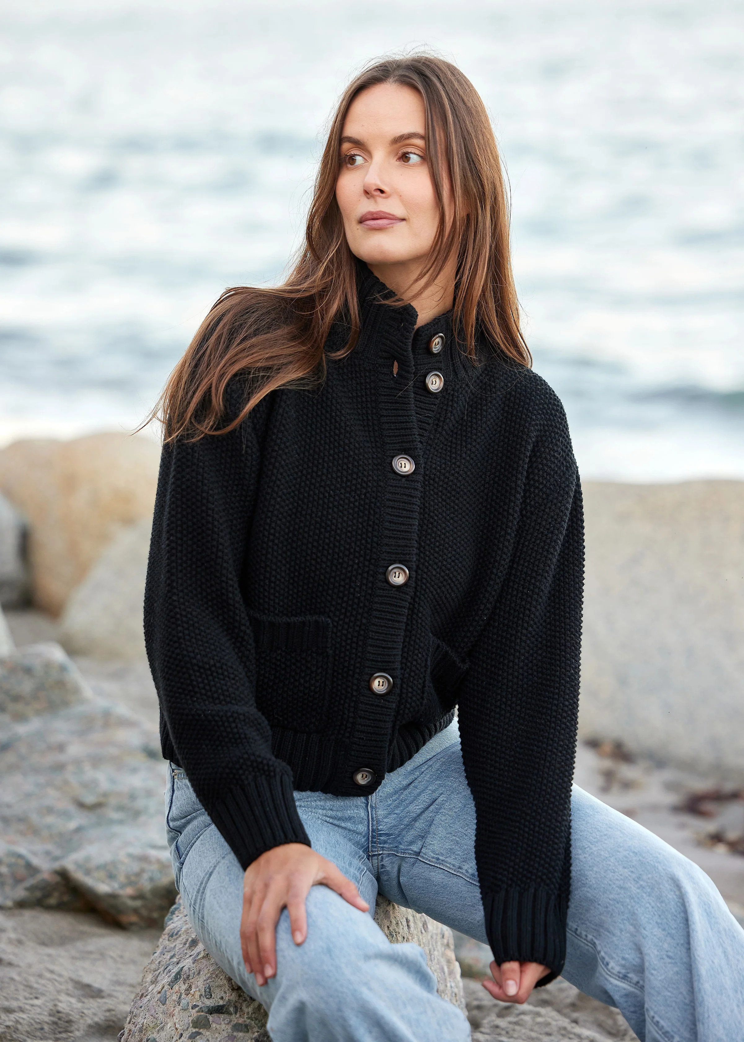The Cotton Sweater Jacket | Alice Walk