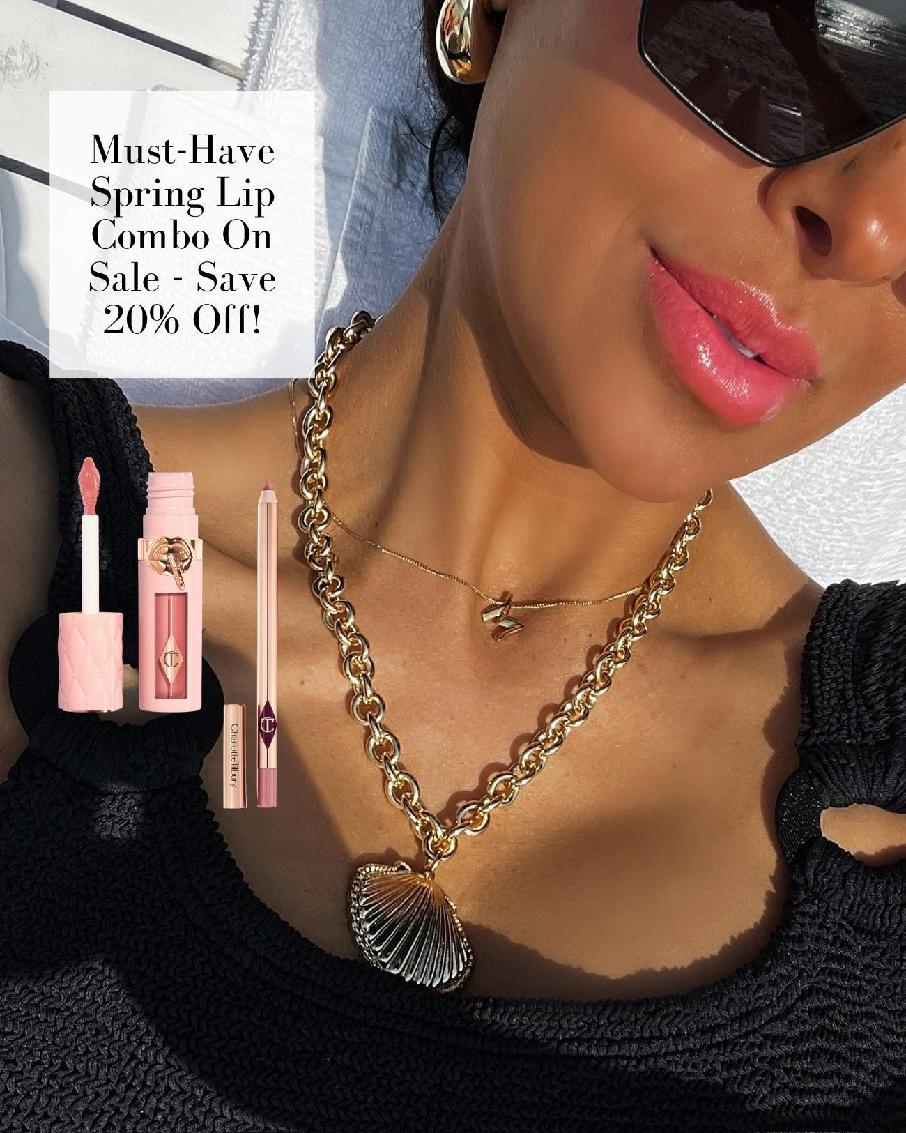 Revolve anniversary sale! Save 20% off my spring lip combo with code HAPPY20
Wearing Charlotte tilbury lip liner and Charlotte tilbury lip gloss - love the nude pink look!

#LTKspringtrends #LTKSpringSale #LTKBeauty