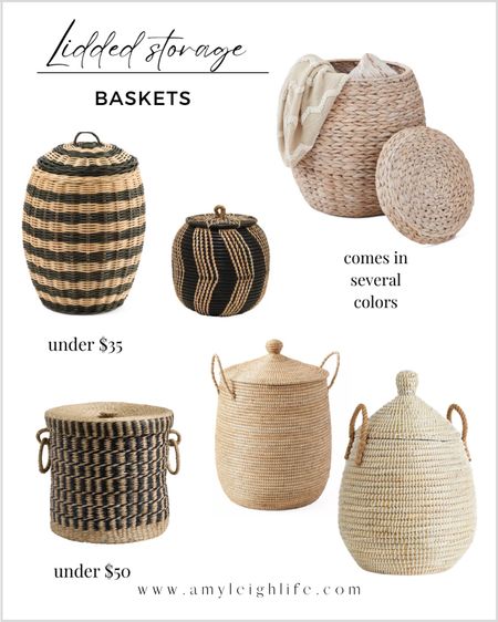 Lidded storage baskets for toy storage, laundry, or bedroom storage. 

Round baskets, round seagrass baskets, natural baskets, storage solutions, throw blanket storage basket, pillow storage, basket for pillows, toy storage basket, cute storage basket, baskets for kids room, basket for nursery, woven basket, water hyacinth basket, woven basket with lid, basket with lid, wicker baskets, laundry basket, woven baskets, nursery baskets, seagrass baskets, storage baskets, nursery decor, nursery organization, diaper storage, toy storage, round baskets, cute baskets, Amy leigh life, laundry hamper, bathroom storage, basket for bathroom, cute basket for bathroom storage, kitchen shelf decor, bathroom shelf decor, book shelf decor, built in shelf decor, living room shelf decor, built in decor, bookshelf decor, bookshelf styling, styling ideas, office decor, entryway decor, table decor, side table decor, decorative objects, coffee table decor, small baskets, small decor objects, rustic decor, organic decor, organic modern decor, organic modern home, home decor bedroom, decor on budget, home decor on sale, 

#amyleighlife
#baskets

Prices can change  

#LTKFindsUnder100 #LTKSaleAlert #LTKHome