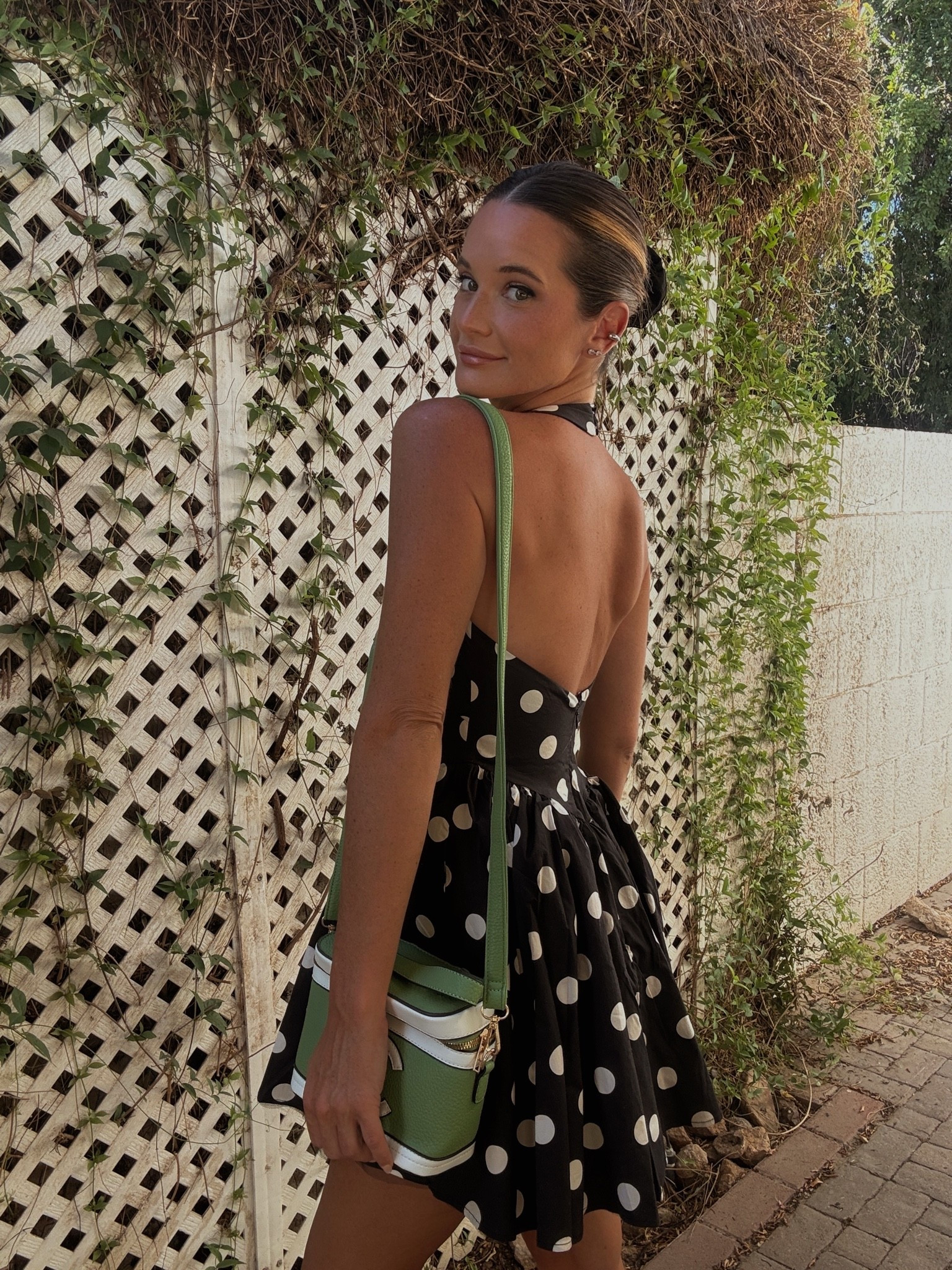 Summer outfit | polka dot dress | mini dress | black and white | flare | a line dress | Chanel | date night | cocktail dress | wedding guest | concert outfit | ootd | vacation | dinner fit | euro summer | halter

#LTKootd #LTKSeasonal #LTKTravel