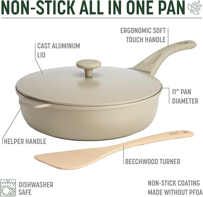 Goodful All-in-One Pan, Multilayer Nonstick, High-Performance Cast Construction, Multipurpose Des... | Amazon (US)