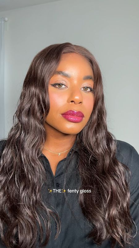 THE fenty beauty lip gloss ✨ Gloss bomb in the shade fuschia flex really is that girl. Linked below! #viral #makeup #fenty #gloss #sephora 

#LTKbeauty #LTKfindsunder50 #LTKstyletip