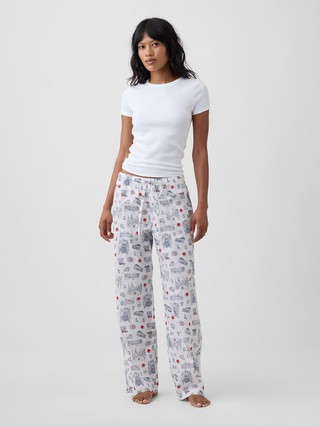 Poplin PJ Pants | Gap Factory